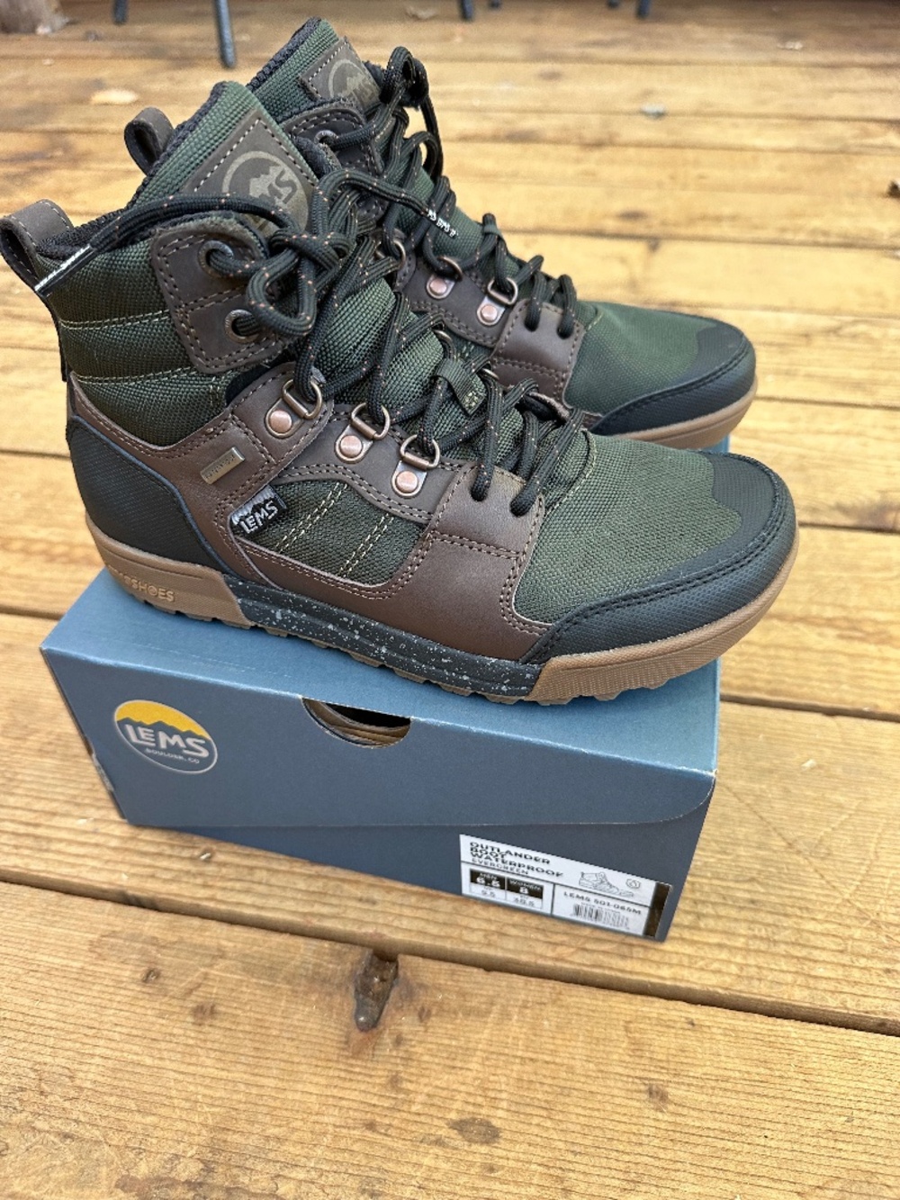 Lems Outlander Waterproof Boot women's 8